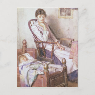 The Rosy Idol of her Solitude Postcard