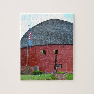 The Round Barn of Arcadia Jigsaw Puzzle