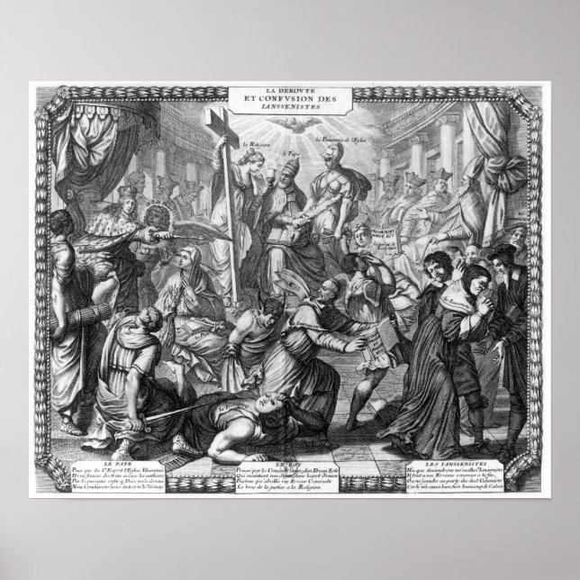The Rout and Confusion of the Jansenists Poster (Front)