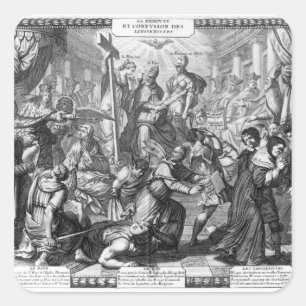 The Rout and Confusion of the Jansenists Square Sticker