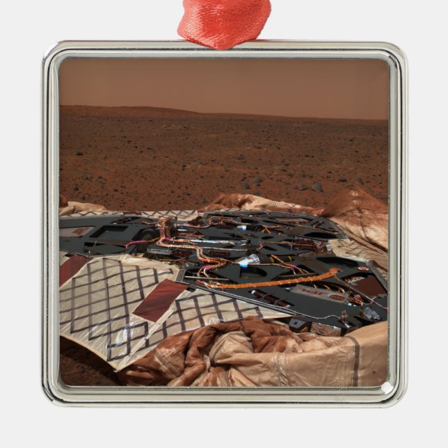 The rover's landing site metal tree decoration (Front)