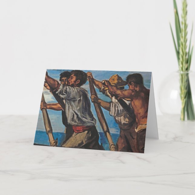 The Rowers (by Hans von Marées) Card (Front)