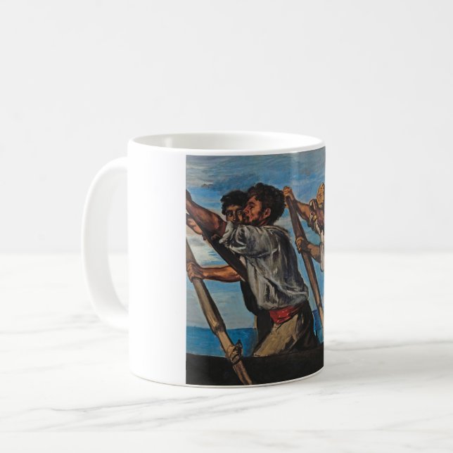 The Rowers (by Hans von Marées) Coffee Mug (Front Left)