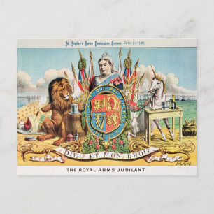 The Royal Arms Jubilant Postcard