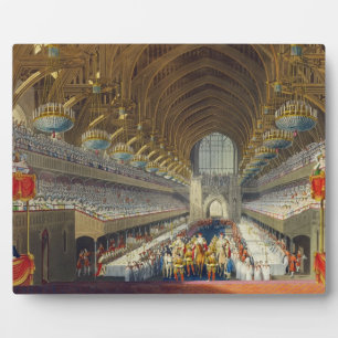 The Royal Banquet, First Course, from an album cel Plaque