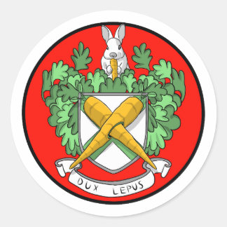 The Royal Bunny Classic Round Sticker