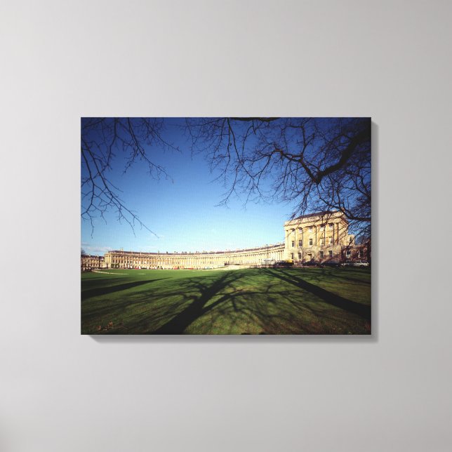 The Royal Crescent, 1767-75 Canvas Print (Front)