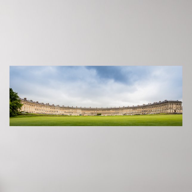 The Royal Crescent, Bath, UK Poster (Front)