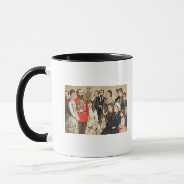 The Royal Family, 1880 Mug (Left)