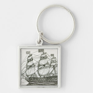 The Royal George Key Ring