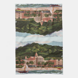 The Royal Hawaiian Hotel Tea Towel
