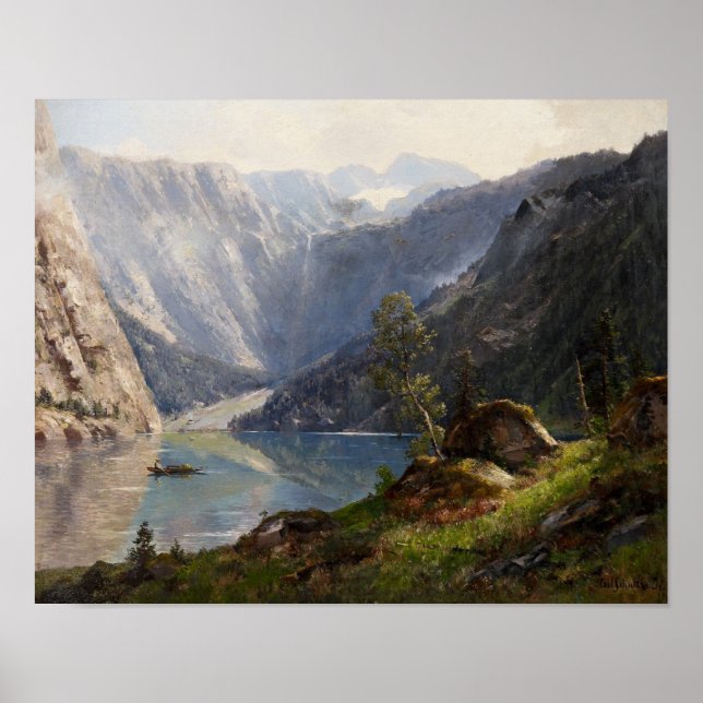 The Royal Lake in the Berchtesgaden Poster (Front)