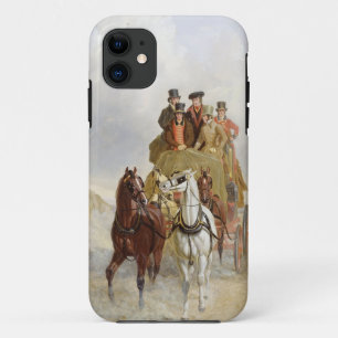 The Royal Mail Coach on the Road, 1841 (oil on pan Case-Mate iPhone Case