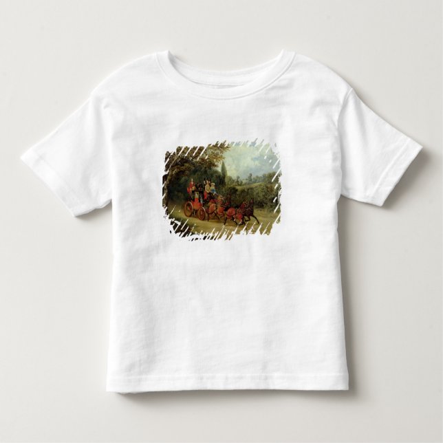 The Royal Mail Coach with Passengers (oil on canva Toddler T-Shirt (Front)