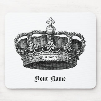 The Royal Me, Victorian Crown Mouse Pad, w/Name Pad