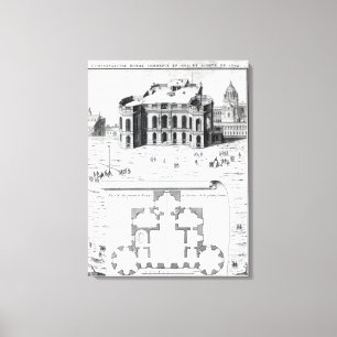 The Royal Observatory in Paris, 1741 Canvas Print