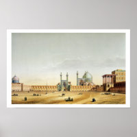 The Royal Palace and the Mesdjid-i-Shah, Isfahan,
