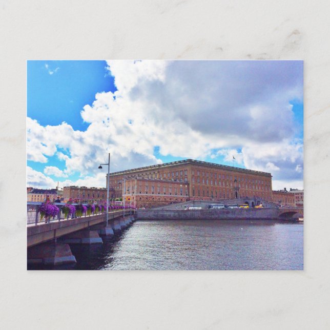 The Royal Palace in Stockholm Postcard (Front)