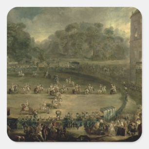 The Royal Parade Square Sticker