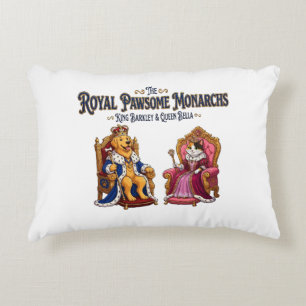 The Royal Pawsome Monarchs Decorative Cushion