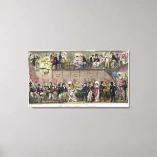 The Royal Saloon, Piccadilly, from 'The English Sp Canvas Print