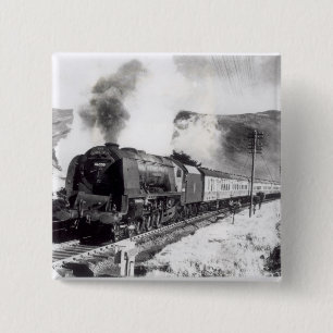 The Royal Scot, intercity locomotive 15 Cm Square Badge