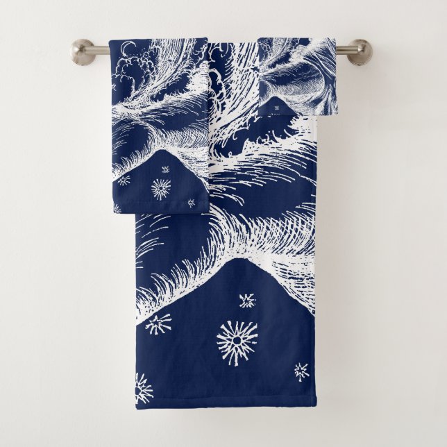 The Rubaiyat of Omar Khayyam Creation Bath Towel Set (Insitu)