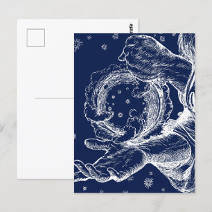 The Rubaiyat of Omar Khayyam Creation Postcard