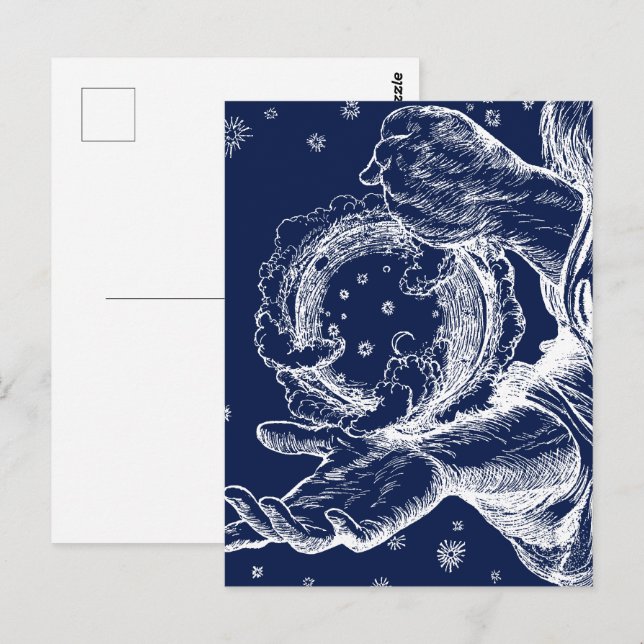 The Rubaiyat of Omar Khayyam Creation Postcard (Front/Back)