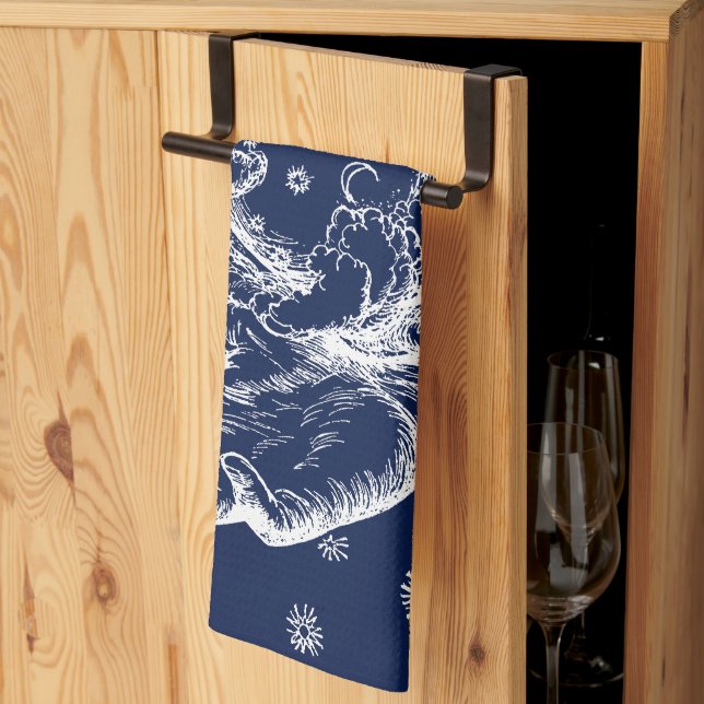 The Rubaiyat of Omar Khayyam Creation Tea Towel (Thirds Fold)