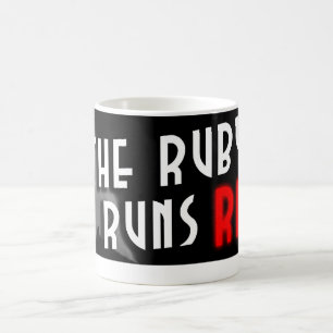 The Ruby Runs Red Logo Mug