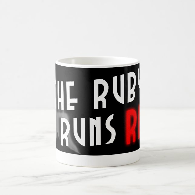 The Ruby Runs Red Logo Mug (Center)