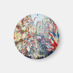 The Rue Montorgueil, Paris, Festival of June Magnet