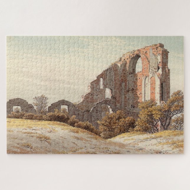 The Ruins of Eldena – Caspar David Friedrich Jigsaw Puzzle (Horizontal)