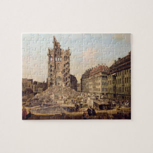 The Ruins of the old Kreuzkirche, Dresden Jigsaw Puzzle