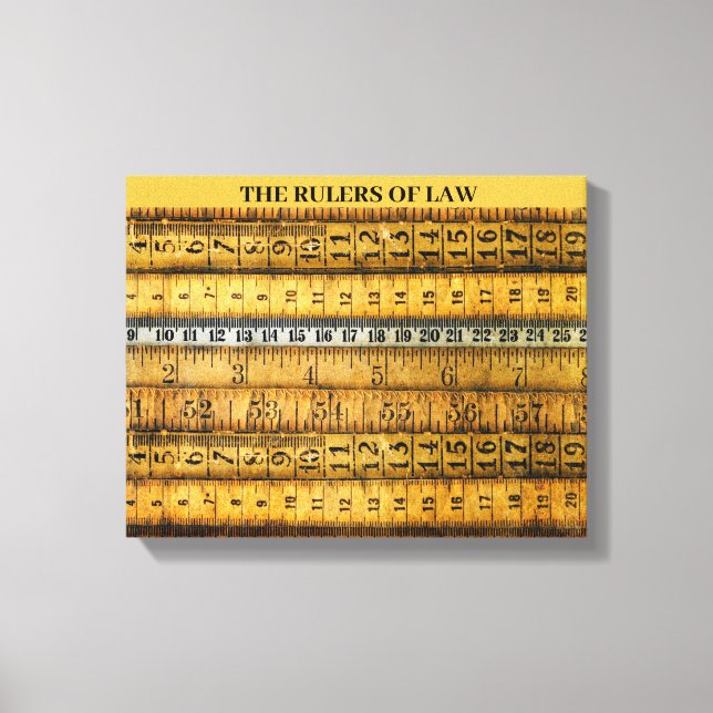 THE RULERS OF LAW CANVAS PRINT (Front)