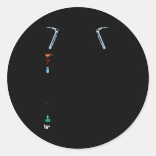 The Rules Of Anaesthesia Classic Round Sticker