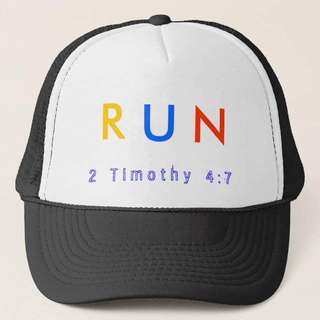 The RUN ballcap Trucker Hat (Front)