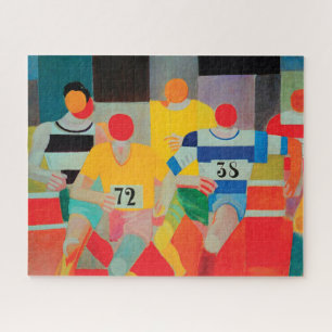 The Runners by Robert Delaunay Jigsaw Puzzle