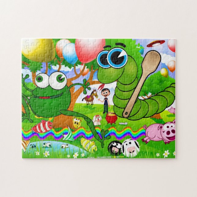 The Running Snake (Ide Zmija) Puzzle (Horizontal)