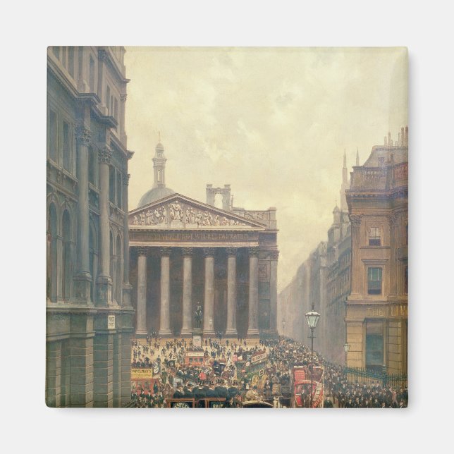 The Rush Hour by the Royal Exchange from Queen Magnet (Front)