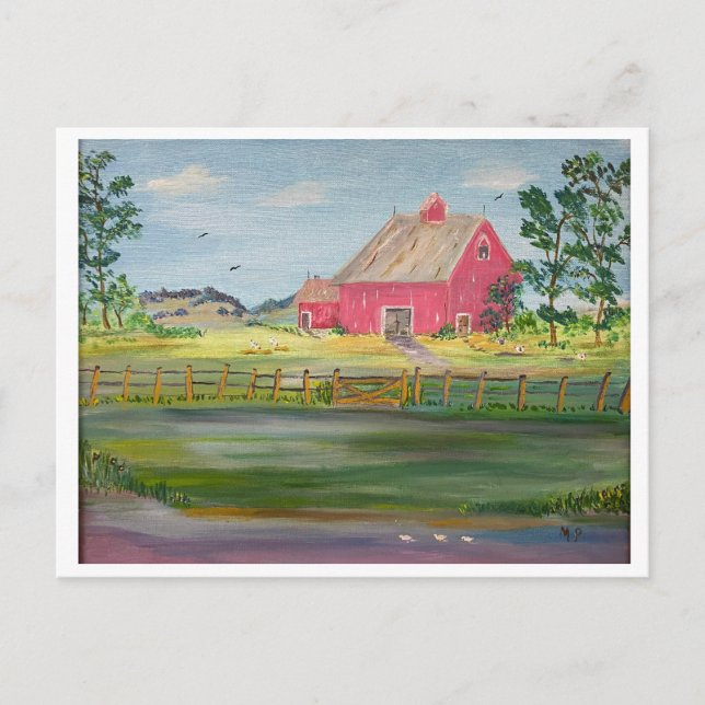 The Russell Barn 2000 MEJP  Postcard (Front)