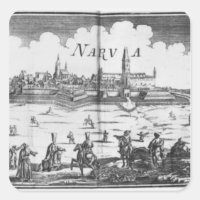 The Russian army besieging Narva in 1700