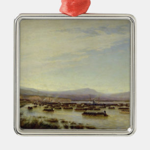 The Russian Army crossing the Danube Metal Tree Decoration