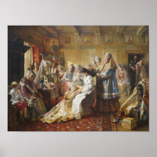 The Russian Bride's Attire by Makovsky - Poster