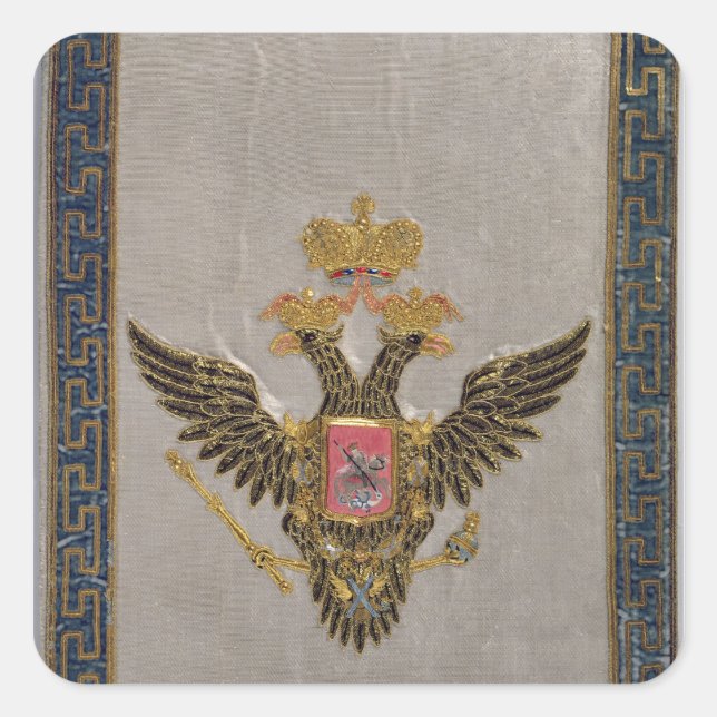 The Russian Imperial Family' Square Sticker (Front)