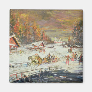 The Russian Winter, 1900-10 Magnet