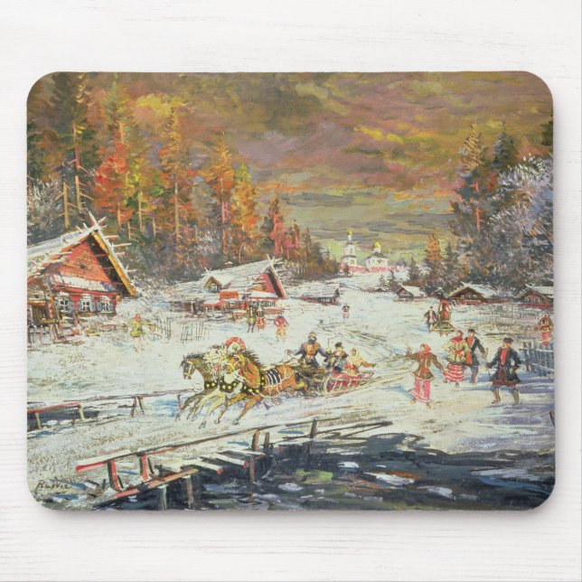 The Russian Winter, 1900-10 Mouse Pad (Front)