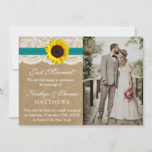 The Rustic Kraft Sunflower Wedding Collection Announcement