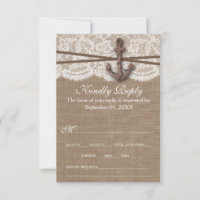 The Rustic Nautical Anchor Wedding Collection